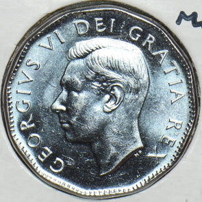Canada 1951 5 Cents CH BU Beaver 298692 combine shipping
