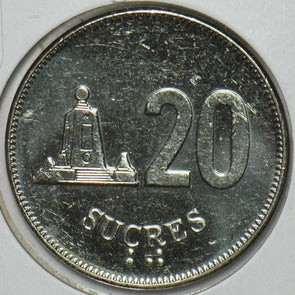 Ecuador 1988 20 Sucres 151912 combine shipping
