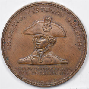 Great Britain 1897 Medal BU Horatio Viscount Nelson. BHM-3613 GR0307 combine shi