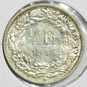 Switzerland 1956 1/2 Franc 240601 combine shipping