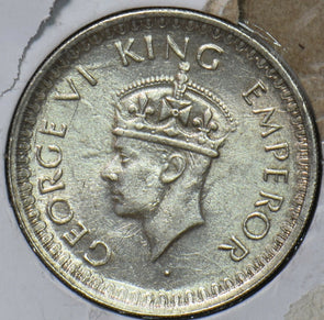 British India 1944 1/2 Rupee 295453 combine shipping