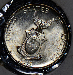 Philippines 1941 D 10 Centavos silver BU 190060 combine shipping
