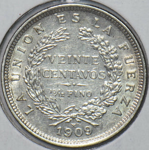 Bolivia 1909 20 Centavos Eagle animal 295896 combine shipping