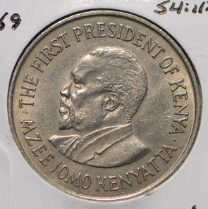 Kenya 1969 Shilling Lion animal  190605 combine shipping