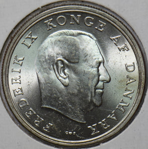Denmark 1964 5 Kroner BU Commemorative issue. Wedding of Princess Anne Marie 490