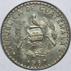Guatemala 1967 25 Centavos (Quetzal) bird animal 193523 combine shipping