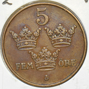 Sweden 1912 5 Ore 197116 combine shipping
