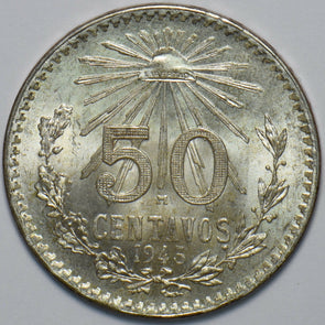 Mexico 1945 50 Centavos Eagle animal 193546 combine shipping