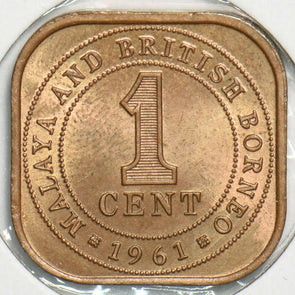 Malaya and British Borneo 1961 Cent 0 240810 combine shipping