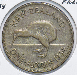 New Zealand 1934 Florin Kiwi Bird animal 293542 combine shipping