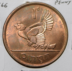 Ireland 1966 Penny Hen with chicks animal  291728 combine shipping