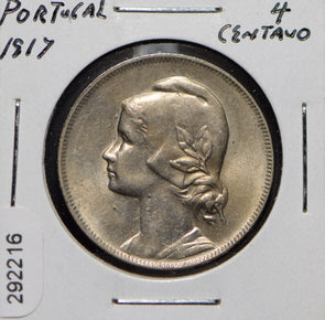 Portugal 1917 4 Centavos  292216 combine shipping