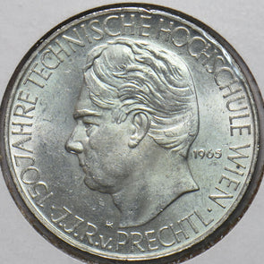 Austria 1965 25 Schilling UNC 192813 combine shipping