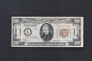 US 1934 A $20 FINE Federal Reserve Notes Hawaii Overprint RC0701 combine shippin