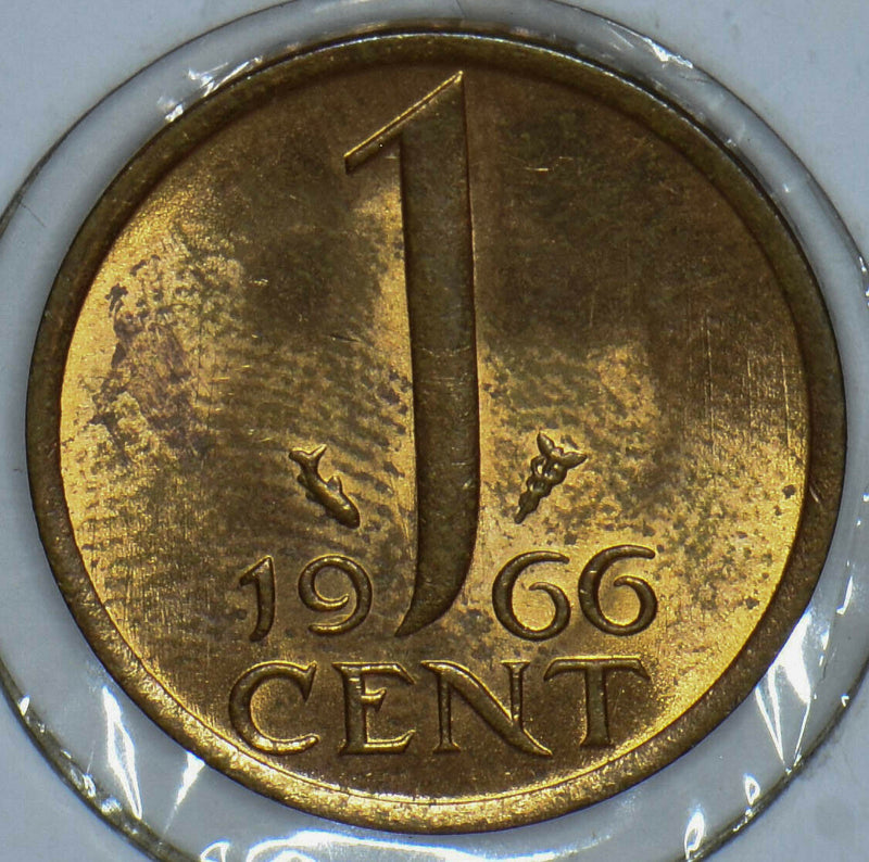 Netherlands 1966 Cent 150454 combine shipping