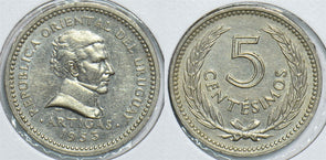Uruguay 1953 5 Centesimos 153834 combine shipping