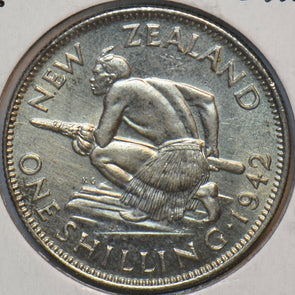 New Zealand 1942 Shilling 294615 combine shipping