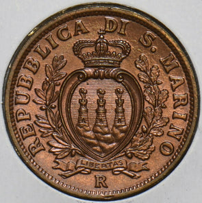 San Marino 1933 R 5 Centesimi 491337 combine shipping