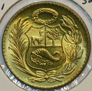 Peru 1961 1/2 Sol 196397 combine shipping