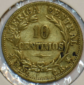 Costa Rica 1947 10 Centimos 297535 combine shipping