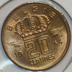 Belgium 1954 20 Centimes 151950 combine shipping
