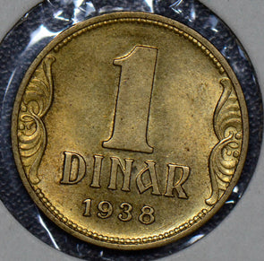 Yugoslavia 1938 Dinar gem BU 190171 combine shipping