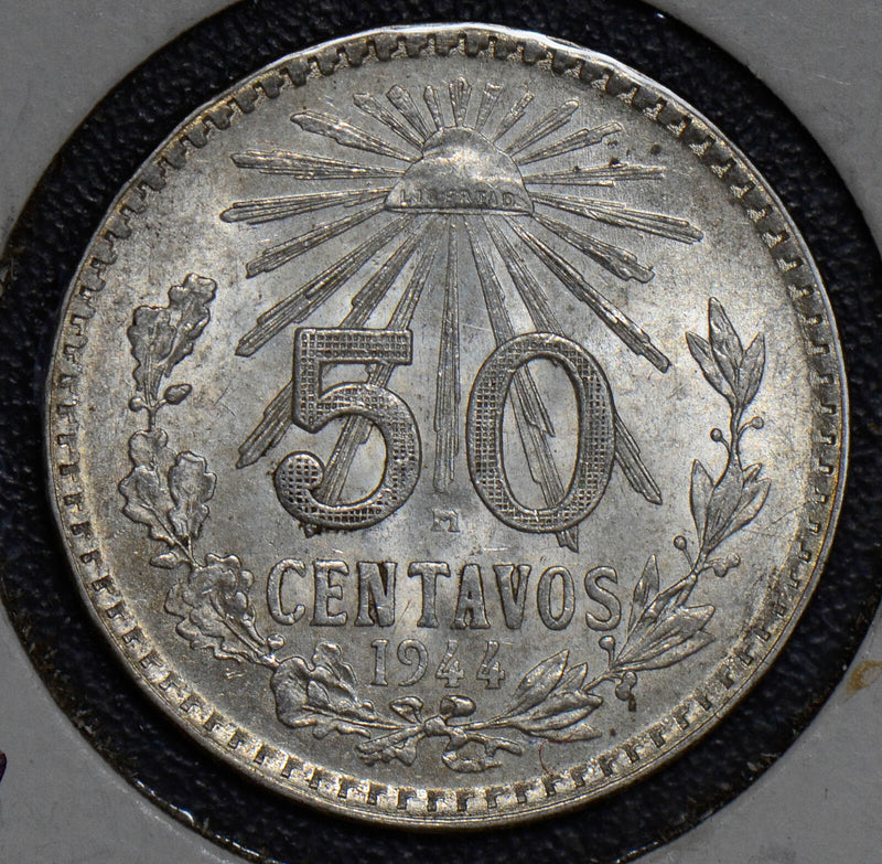 Mexico 1944 50 Centavos UNC M0147 combine shipping