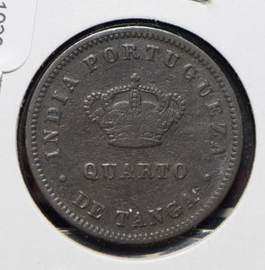 India Portuguese 1881 1/8 Tanga  291930 combine shipping