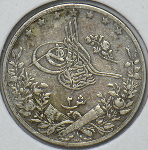 Egypt 1907 AH 1293 2 Qirsh 195385 combine shipping
