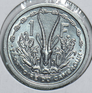 French Colonies 1948 Franc Cameroon Gazelle 198784 combine shipping