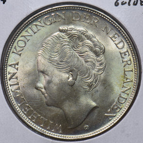 Netherlands 1944 2 1/2 Gulden 294678 combine shipping
