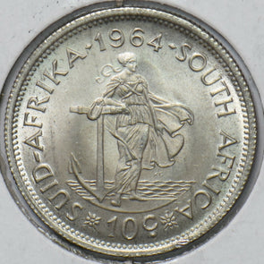 South Africa 1964 BU 10 Cents 294204 combine shipping