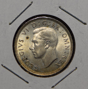 Great Britain 1943 Shilling Lion animal  291652 combine shipping