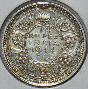 British India 1944 1/4 Rupee 194616 combine shipping