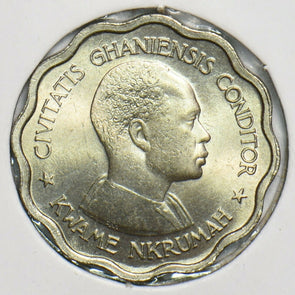 Ghana 1958 3 Pence 298426 combine shipping