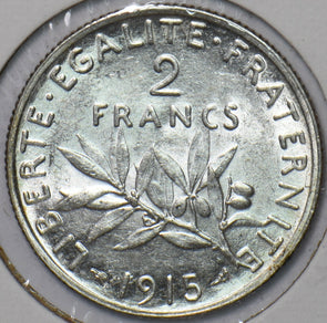 France 1915 2 Francs 295788 combine shipping