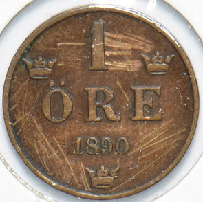 Sweden 1890 Ore 192673 combine shipping