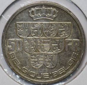 Belgium 1939 50 Francs 193416 combine shipping
