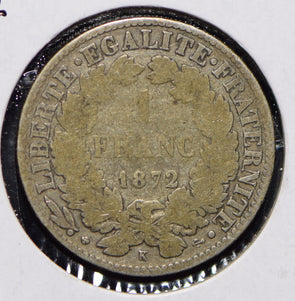 France 1872 Franc  190606 combine shipping