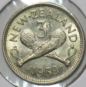 New Zealand 1939 3 Pence 152358 combine shipping