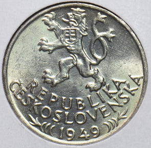Czechoslovakia 1949 100 Korun Lion animal 150388 combine shipping