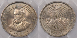 Nicaragua 1939 10 Centavos PCGS MS 64 PI0200 combine shipping