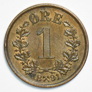 Norway 1891 Ore 298410 combine shipping