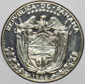 Panama 1968 50 Centesimos Eagle animal Proof 295972 combine shipping