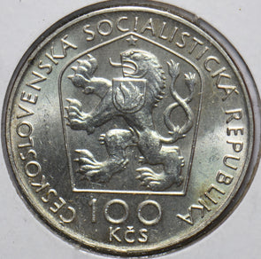 Czechoslovakia 1976 100 Korun Lion animal 240065 combine shipping