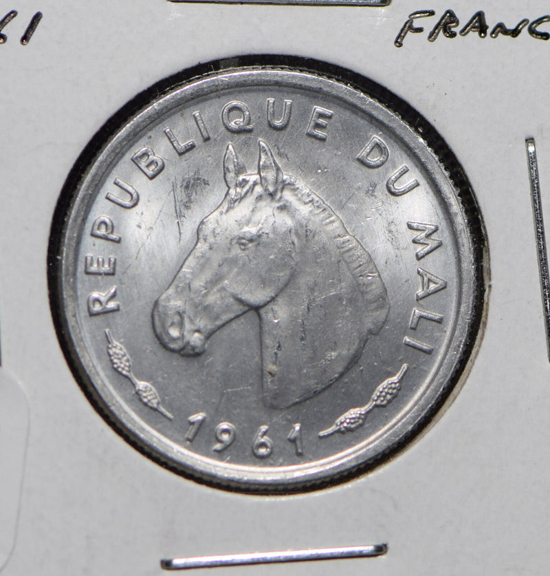Mali 1961 10 Francs Horse animal  191706 combine shipping