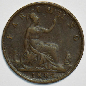 Great Britain 1884 Farthing 197420 combine shipping