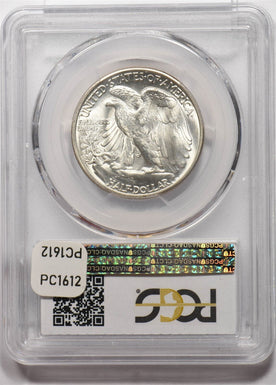 1944 Walking Liberty Half Dollar 90% silver PCGS MS65 PC1612