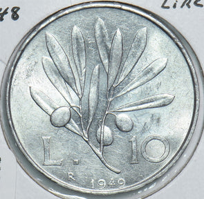 Italy 1948 10 Lire 241003 combine shipping