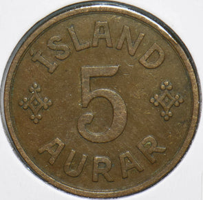 Iceland 1940 5 Aurar 192329 combine shipping